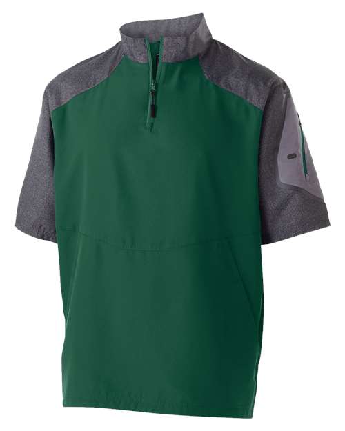 Holloway 229545 Unisex Raider Short Sleeve Quarter-Zip Pullover