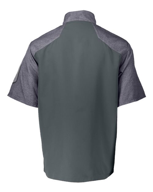 Holloway 229545 Unisex Raider Short Sleeve Quarter-Zip Pullover