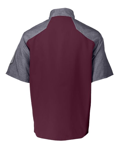 Holloway 229545 Unisex Raider Short Sleeve Quarter-Zip Pullover