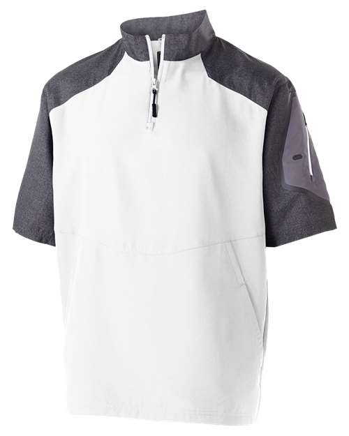 Holloway 229545 Unisex Raider Short Sleeve Quarter-Zip Pullover