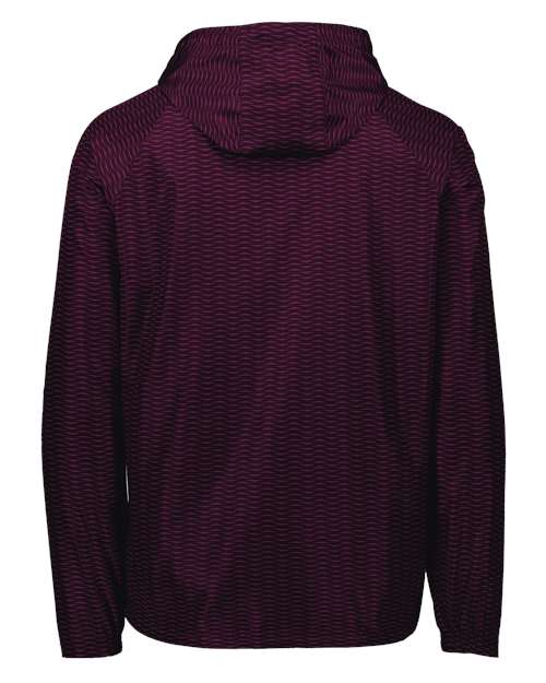 Holloway 229554 Men's Range Hooded Packable Quarter-Zip Jacket