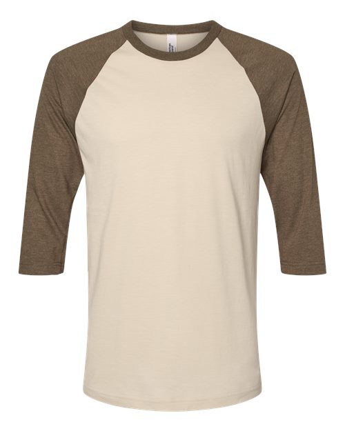 American Apparel 2003CVC Unisex CVC Raglan Tee