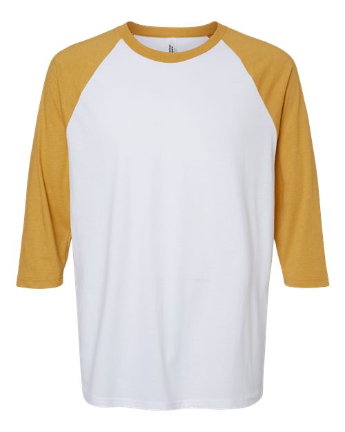 American Apparel 2003CVC Unisex CVC Raglan Tee