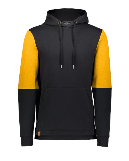 Holloway 222581 Men's All-American Team Fleece Colorblocked Hooded Sweatshirt