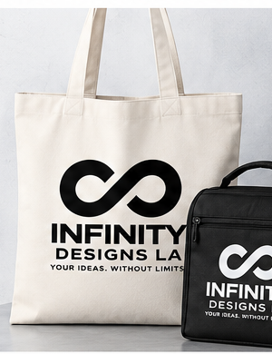 Infinity Designs LA Custom Printed Tote Bag